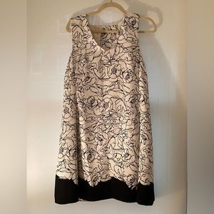 Beautiful Cynthia Steffe Floral Black and White Dress